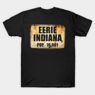 Eerie, Indiana Cult TV Show Design T-Shirt